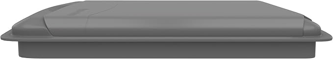 Rev-A-Shelf 50 Qt Under Sink Garbage Can Lid for Base Kitchen and Bathroom Cabinet, Replacement Plastic Trash Bin Lid Only, Silver, RV-50-LID-17-1-40