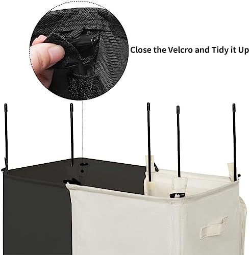 WOWLIVE Double Laundry Hamper - Image 5