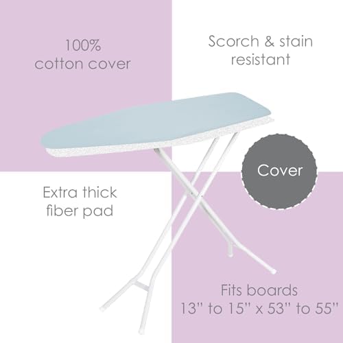 Ironing Board Cover and Pad, 100% Cotton - Image 4