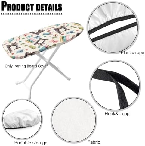 Sewing Pattern Mini Ironing Board Cover Washable Table Top Ironing Board - Image 6