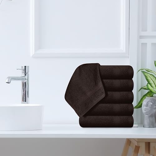 GLAMBURG Ultra Soft 12-piece Washcloths Set 13x13-100% Ringspun Cotton - Image 4