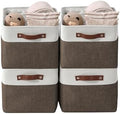 DECOMOMO Storage Bins, Large Fabric Storage Baskets by DECOMOMO