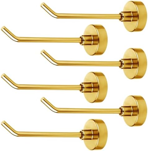XIHIRCD 6pcs Magnetic Hooks, 1.7lb 3 Inch Long Cruise Cabins Hooks by XIHIRCD