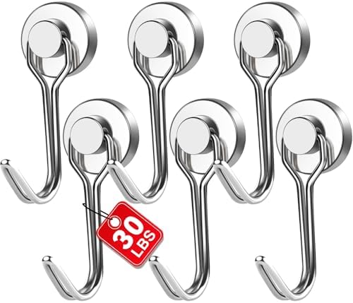 E BAVITE Swivel Swing Magnetic Hook, 30LB Refrigerator Magnet Hooks by EBAVITE