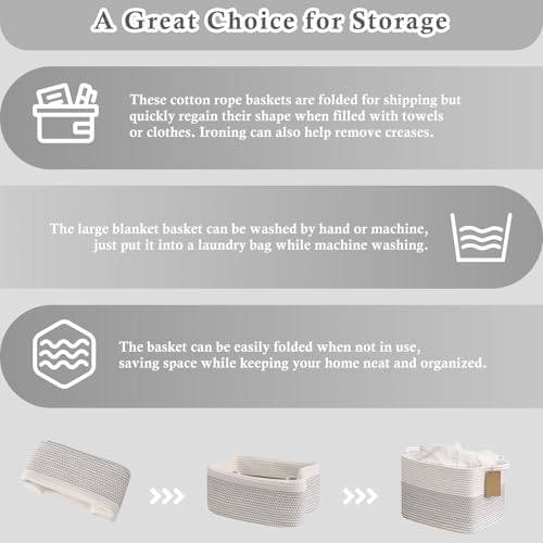 Goodpick Woven Rope Storage Basket - Image 7