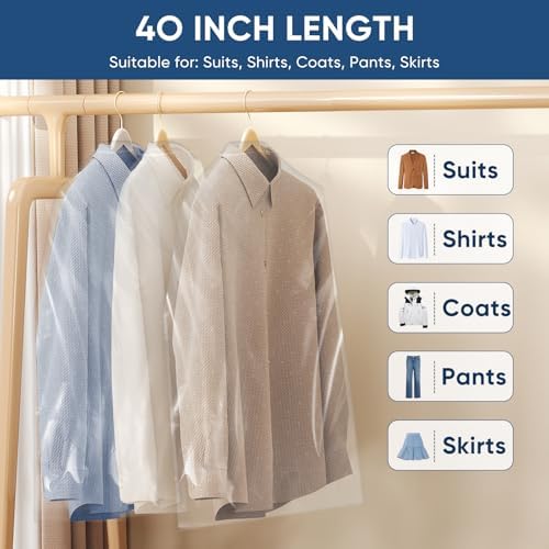 100 Pack 23.6"x40" Garment Bags - Image 3