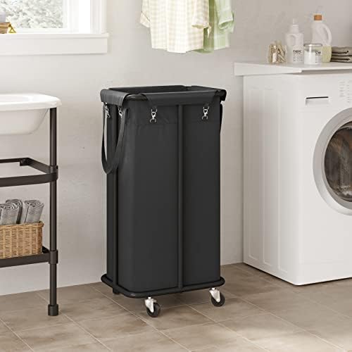 WOWLIVE 100L Rolling Laundry Basket - Image 2
