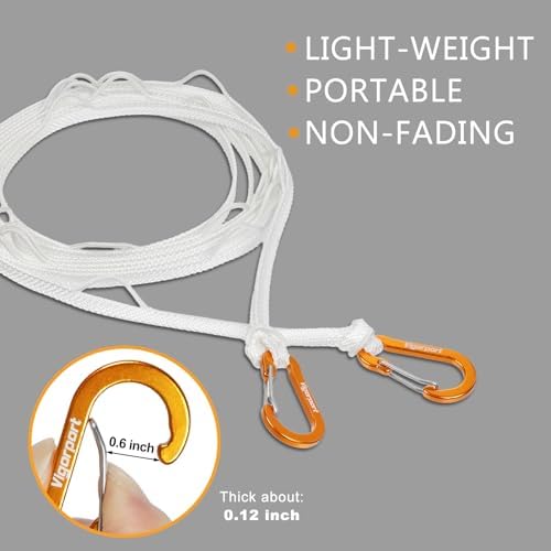 Vigorport Portable Travel Clothesline, Windproof Clothesline - Image 4