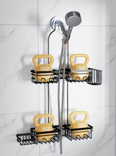 KEGII Shower Caddy Hanging for Handheld Showerheads, Rustproof Hanging Shower by KEGII