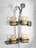 KEGII Shower Caddy Hanging for Handheld Showerheads, Rustproof Hanging Shower by KEGII