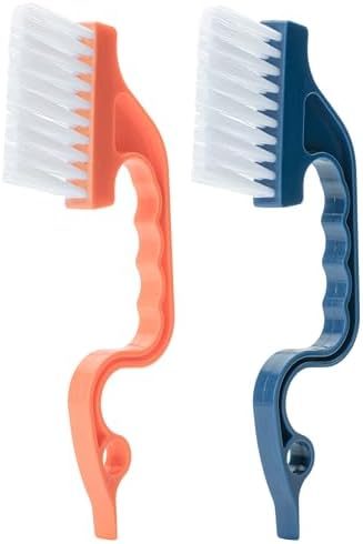 Slick- Window Track Cleaning Brush, 2 Pack, Built-in Scraper, Window Track by SlickSolutions