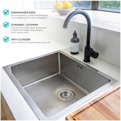 Highcraft 97353 Kitchen Sink Basket Strainer Replacement - Image 6