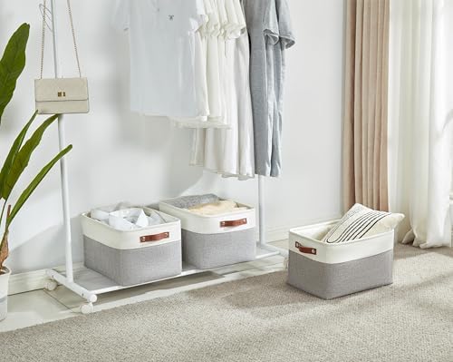 DECOMOMO Storage Bins, Large Fabric Storage Baskets - Image 5