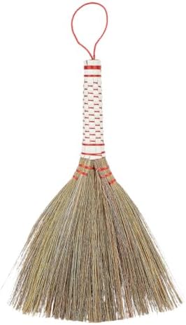 GORGECRAFT 21cm Small Hand Whisk Broom Straw Angled Bristles Whisk Cleaning - Image 7