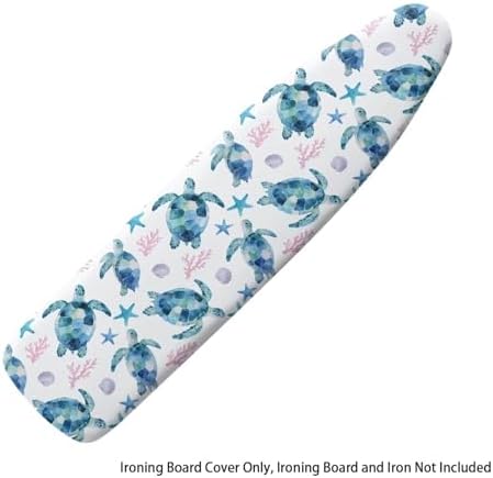 Sea Turtle Design Ironing Board Covers Easy to Install Stain Resistant Hook and - Image 6