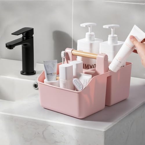 rejomiik Plastic Shower Caddy, Portable Basket - Image 3