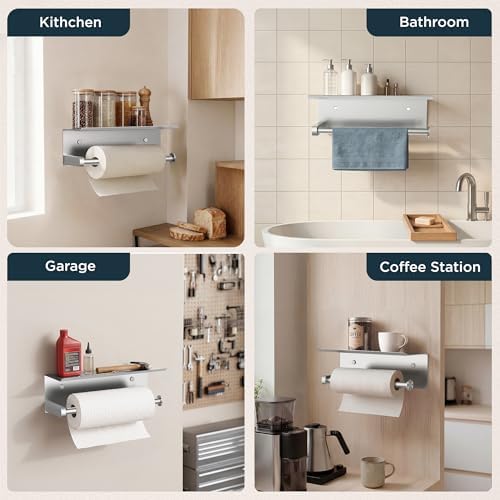 FORIOUS Wall Mount Paper Towel Holder - Image 7