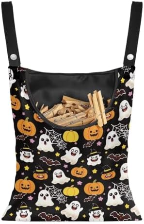 Halloween Ghost Clothespin Organizer Bag by CREAMIC