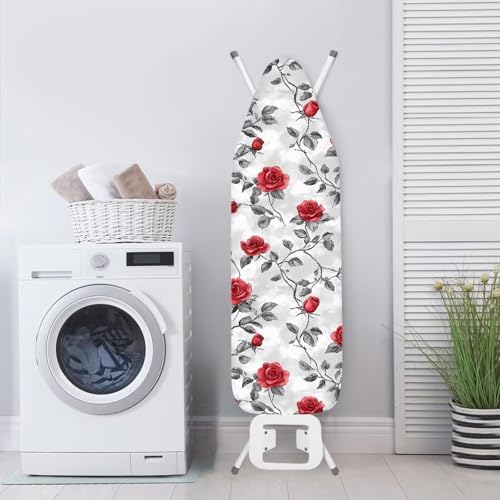 Rose Print Ironing Board Cover Polyester Iron Cover - Image 3