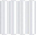 18 Inch Stretch Wrap Roll, Heavy Duty 18" 1500ft Shrink Film/Wrap, 4 Pack by Qiokhgi