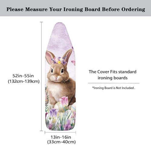 Bunny Ironing Board Cover Standard Size Tulip Iron Board Cover - Image 5
