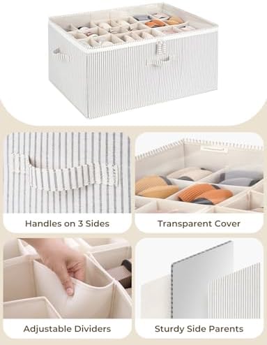 StorageWorks Shoe Organizer for Closet, Fits up to 24 Pairs, Shoe Cubby Storage - Image 5