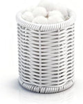 Rattan Jars, Cotton Pad Floss Jar Bathroom Vanity Desk Storage by Dealpoli