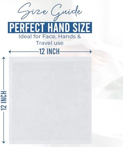 DAN RIVER 60 Pack Wash Cloths for Showering - Image 2