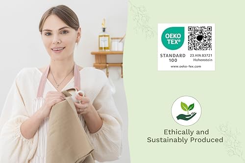 Beige Flour Sack Tea Towels - Image 7