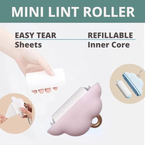 Portable Lint Roller 150 Sheets Travel Size, Mini Lint Roller - Image 4