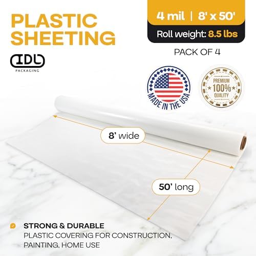 Plastic Sheeting 4 mil, Slide&Slip - Image 2