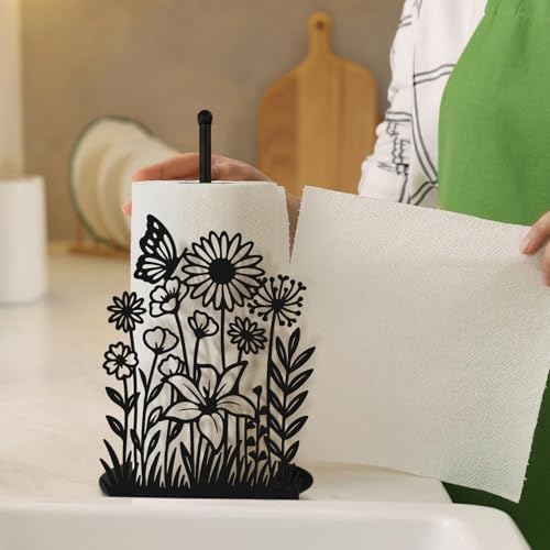 Wildflower Kitchen Countertop Paper Towel Holder Decorative Paper Towel Holder - Image 4