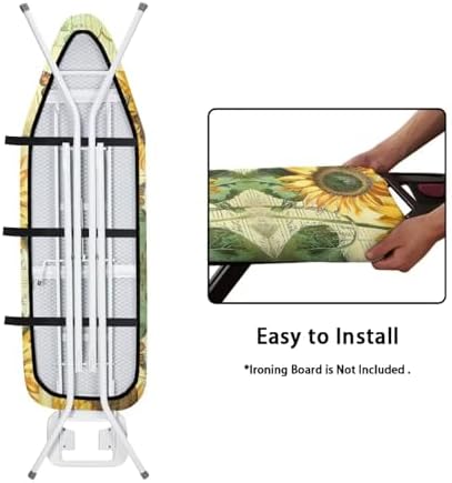 Flashideas Sunflower Ironing Board Cover Universal Stretchy Stain Reisstant - Image 4