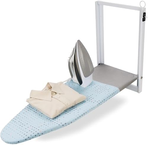 SheeChung Wall Mount Ironing Board 36"X12", Compact Wall Ironing Board by SheeChung
