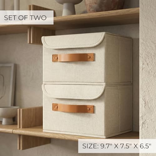 Decorative Linen Storage Boxes - Image 2