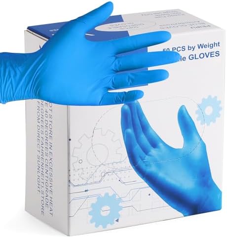 PEIPU Nitrile Disposable Gloves，Powder Free, Cleaning Service Gloves, Latex Free by PEIPU