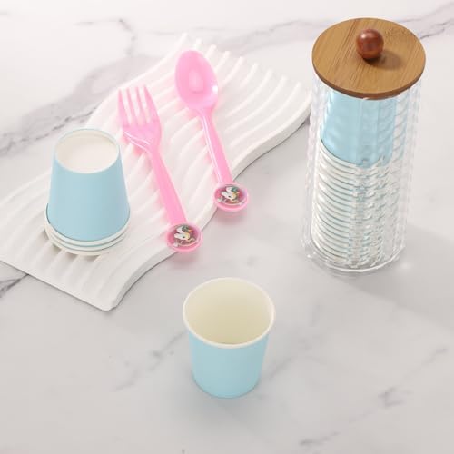 Tecbeauty Cotton Pads Holder Bathroom Storage Makeup Removers Pads Organizer - Image 6