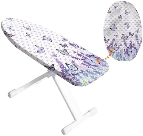 Butterfly Small Ironing Board Cover Washable Table Top Ironing Board Protector by HUISEFOR