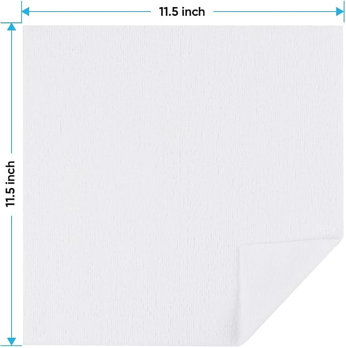 HOMEXCEL White Microfiber Cleaning Cloth 100 PK, Towels - Image 8
