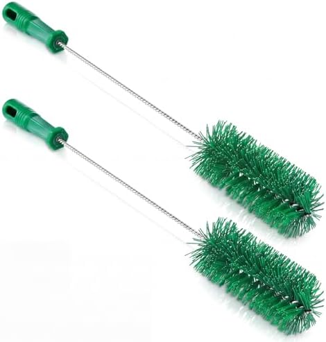 Baderke 2 Pcs Drain Brush Pipe Cleaning Tube Brush, 19.7 x 2.4 Inch by Baderke