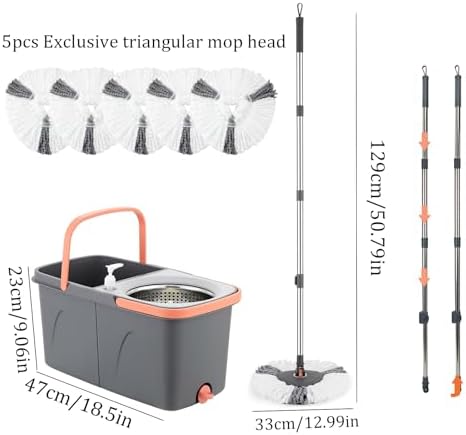 Spin Mop and Detachable Bucket Set - Image 5