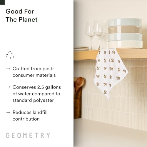 GEOMETRY Dishcloth – Evergreen Collection – Quick-Dry, Ultra-Absorbent - Image 3