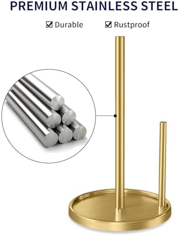 Jesginboo Paper Towel Holder Countertop, Paper Roll Holder - Image 4