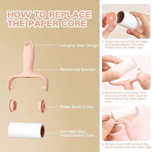 Portable Mini Lint Remover, Mini Travel Lint Roller, Sticky Lint Roller - Image 4