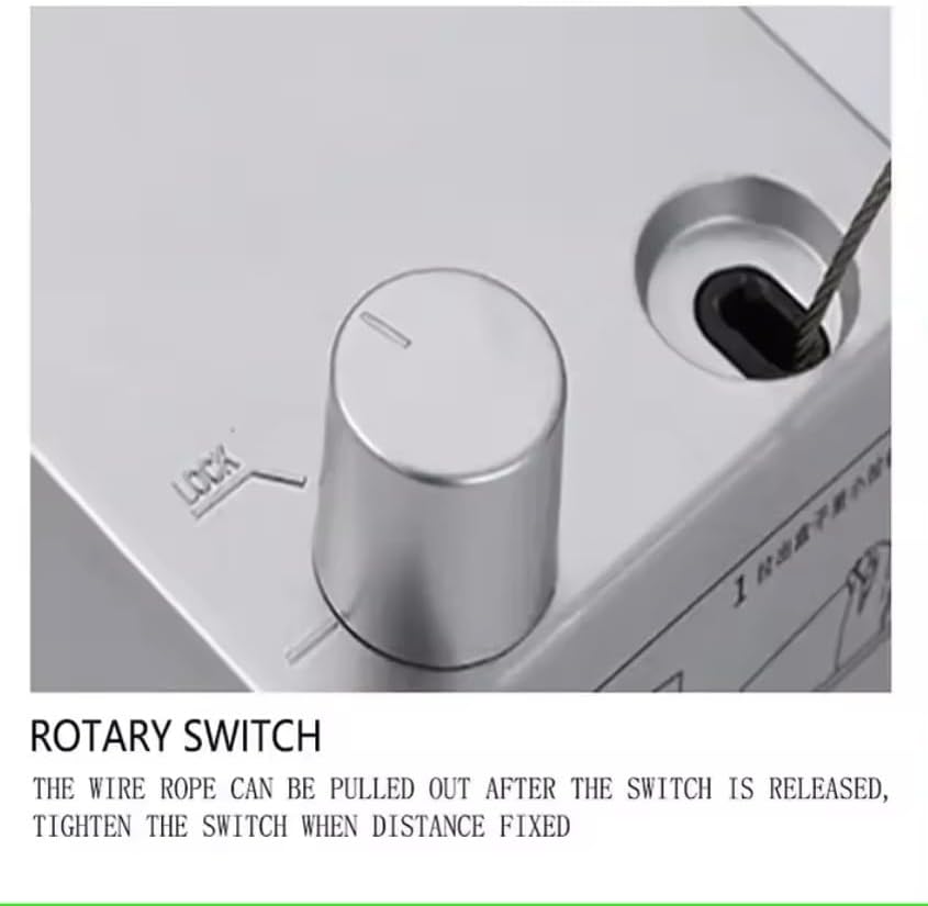 Retractable Clothesline Laundry Line Outdoor Indoor Cord Portable Travel Wall - Image 5