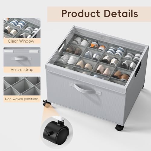 HOUSE AGAIN 2 Pack Shoe Organizer - Image 4