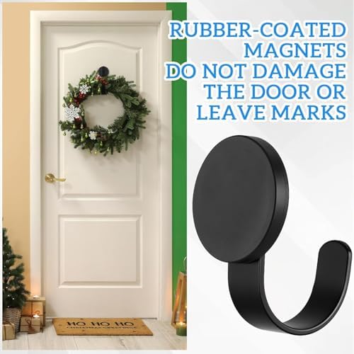 Linwnil Magnetic Wreath Hanger Wreath Holder Wreath Hanger Hook - Image 3