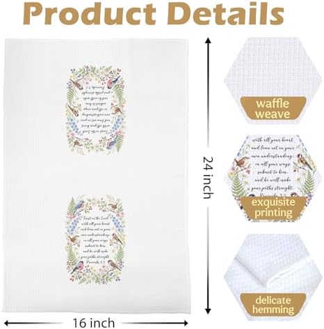 Christian Birds Gifts Kitchen Towel Set - Image 5