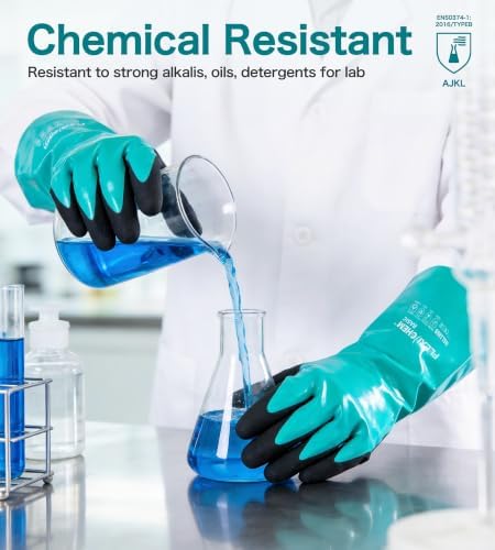 JDL Heavy-Duty Nitrile Chemical Gloves - Image 3