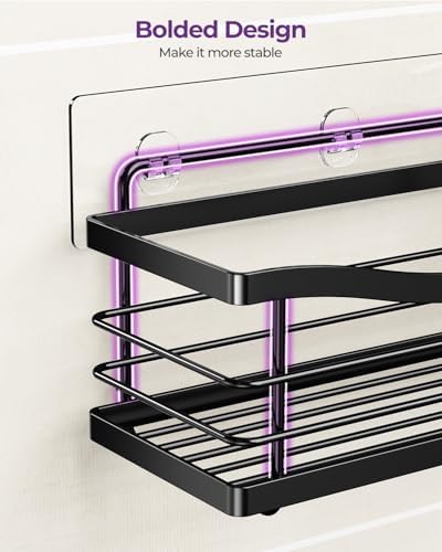 ODesign 3 Pack Adhesive Shower Caddy, Stainless Steel Shower Shelves - Image 5